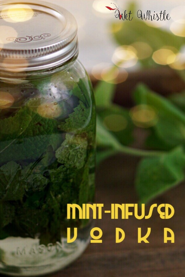 Mint-infused vodka is tasty and easy! All you need is vodka and fresh mint! It adds great flavor to many different cocktails.