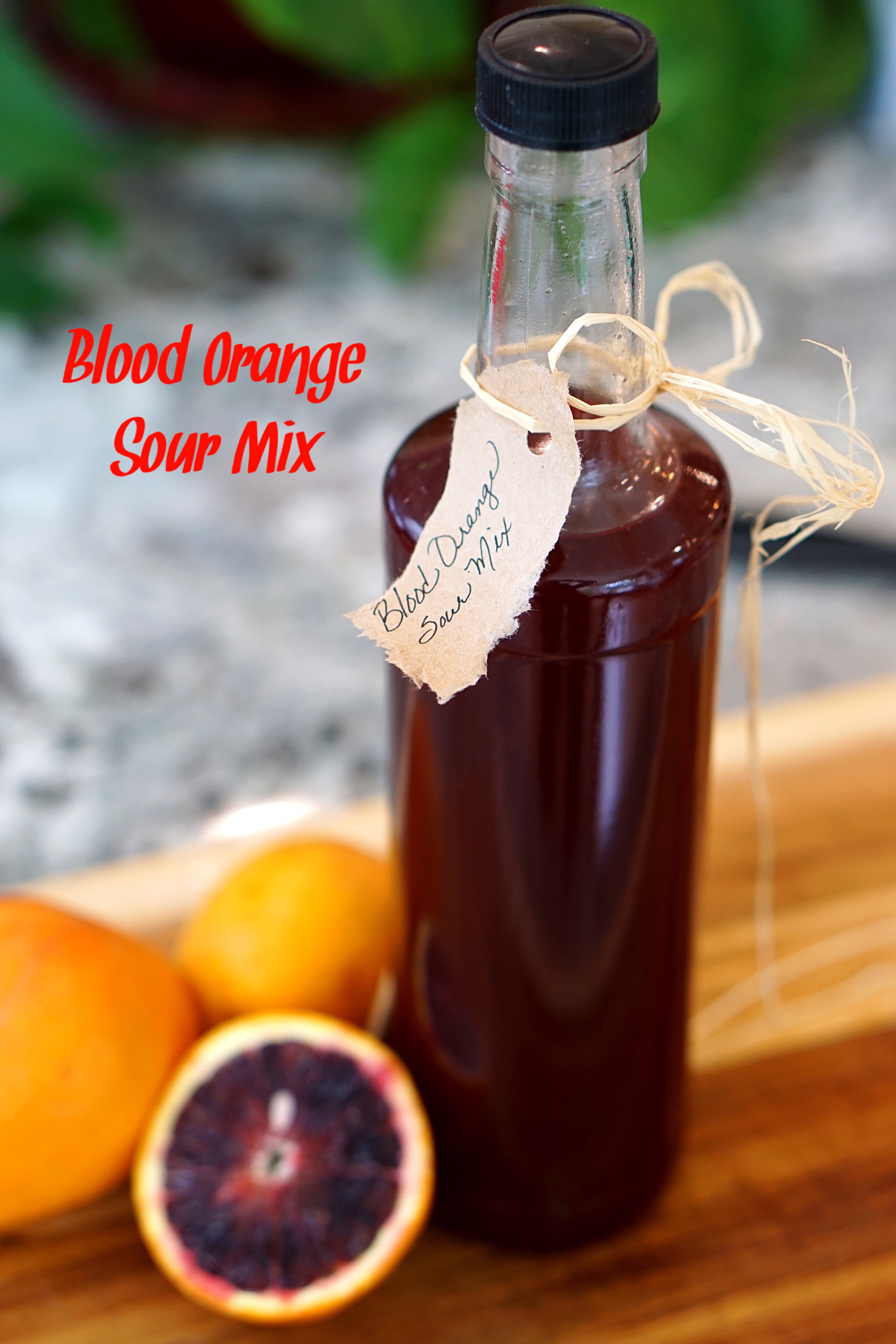 Blood Orange Sour Mix gives a flavorful twist to any cocktail that may require a sour mix. The intense orange flavor of a blood orange is accented by undertones of berries and pomegranate. ~By Wet Whistle Drinks by Darla Bentley