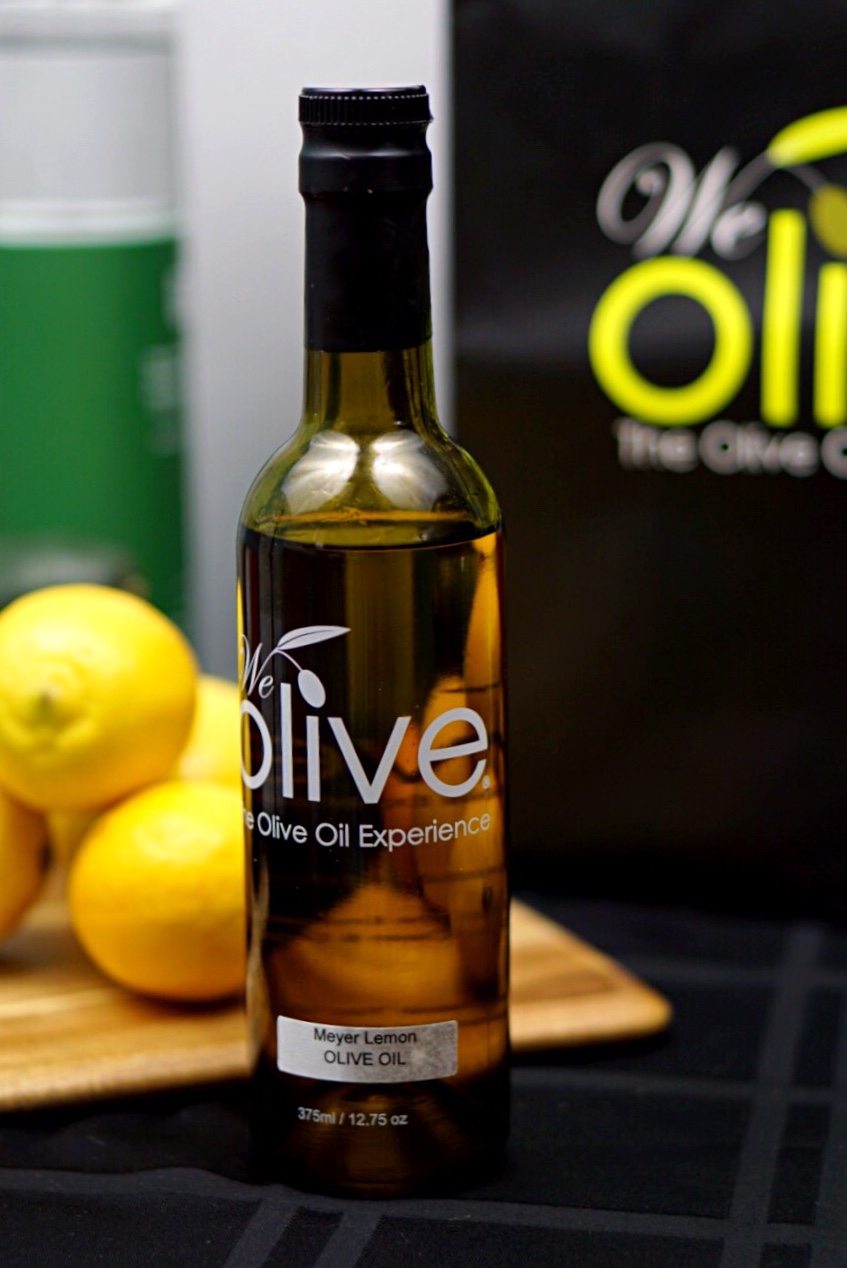 Meyer Lemon Olive Oil and Cucumber Cocktail is a light, lemony, and fresh. The Meyer lemon olive oil gives this cocktail a sumptuous mouthfeel and rich flavor.