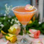 This fruity, floral cocktail will be a favorite at your warm weather gatherings! Enjoy the essence of summer with a Grapefruit Rose Martini~by Wet Whistle Drinks by Darla Bentley